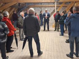 Eröffnung am Rathaus