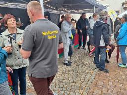 Eröffnung am Rathaus