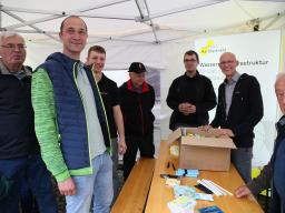 Eröffnung am Rathaus