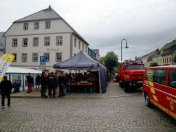 Eröffnung am Rathaus